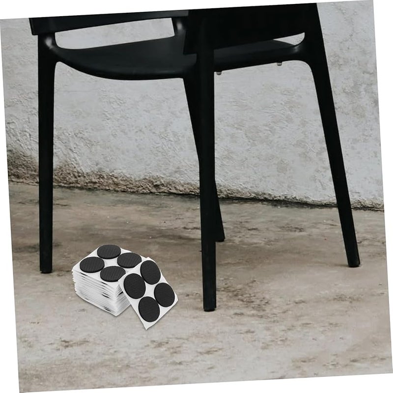 60Pcs Black EVA Chair Floor Protectors Self Adhesive Non Slip Pads for Furniture Legs Scratch Noise Reduction - Image 4